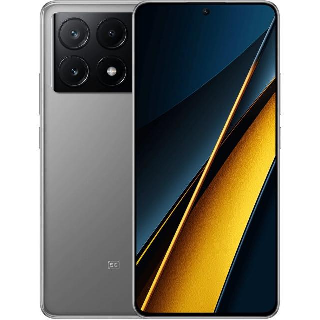 Смартфон Xiaomi POCO X6 Pro 12/512Gb 5G (6.67 AMOLED 120Гц, NFC, 5000мАч) RU, Серый